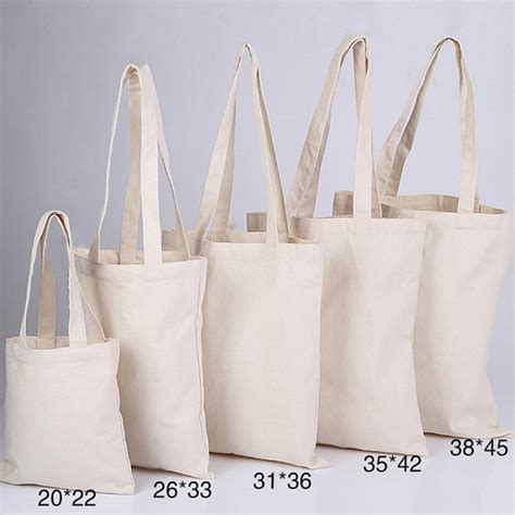 Wholesale Eco Reusable Custom Cotton Canvas Tote Shopping Bags With ...