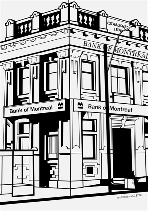 Bank Building Drawing at GetDrawings | Free download