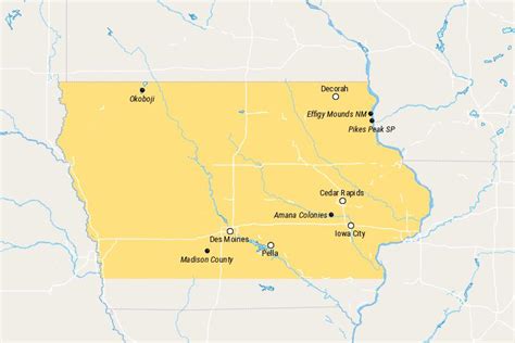 10 meilleurs endroits à visiter en Iowa - Romantikes