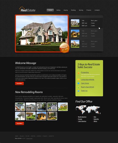 Free HTML5 Template - Real Estate Website