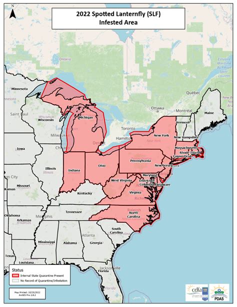 Spotted-Lanternfly-quarantine-map - Vegetable Growers News