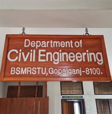 Civil Engineering Department,BSMRSTU | Gopalganj