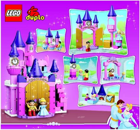 LEGO 6154 Cinderella's Castle Instructions, Duplo