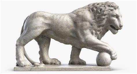 3D model lion sculpture 5 - TurboSquid 1175840