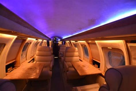 Converted Lockheed JetStar Camping Interior - SamChui.com