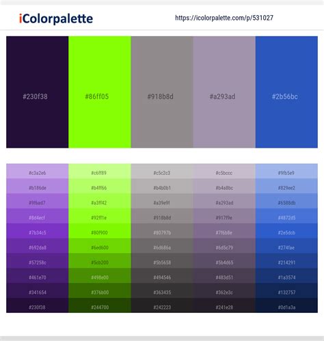 5 Latest Color Schemes with Chartreuse And Gray Color tone combinations | 2022 | iColorpalette
