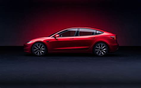 Tesla Model 3 Series 2023 Electric Car 4K Preview | 10wallpaper.com