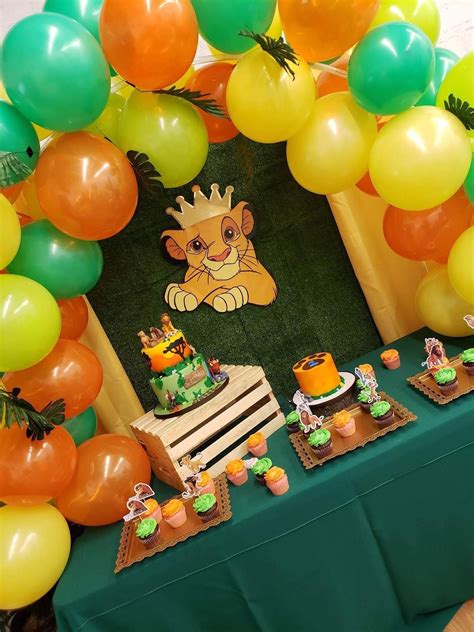 Safari birthday leo s lion king inspired 1st birthday party catch my ...