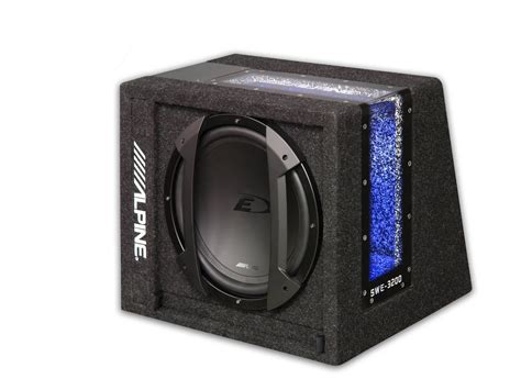 12" (30cm) AMPLIFIED SUBWOOFER BOX - Alpine - SWE-3200