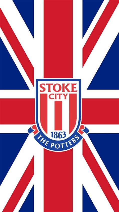 Stoke City UnionJack, british, flag, football club, stoke, stoke city, stoke city football club ...