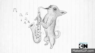 Saxophone Chihuahua on Make a GIF