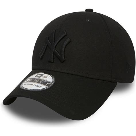 New Era Curved Brim 39THIRTY Classic New York Yankees MLB Black Fitted ...