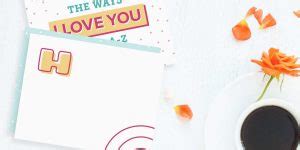 💝Free Kids Printable: Alphabet of Love Book - Freebies 4 Mom