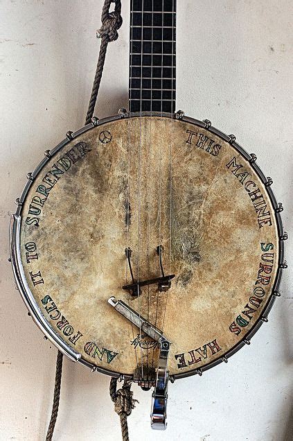 Close-up of Pete Seeger's banjo | Pete seeger, Banjo, Protest songs