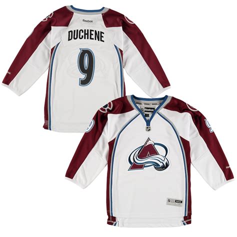 Reebok Matt Duchene Colorado Avalanche Youth White Away Premier Player ...