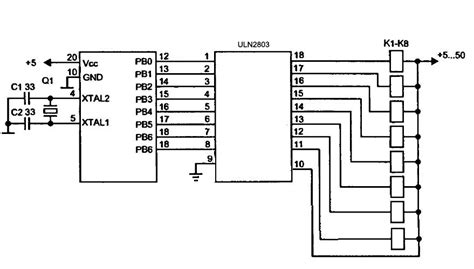 digital logic - Connecting microcontroller 3.3V output to relay using ULN2803A - Electrical ...