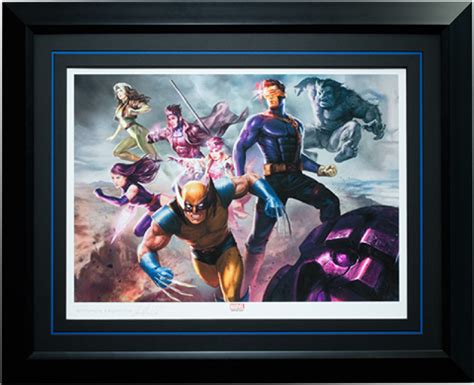 Marvel X-Men Blue Team Art Print by Sideshow Collectibles | Sideshow ...