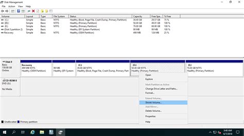 Guide to shrink disk partition/volume on Windows Server 2019.