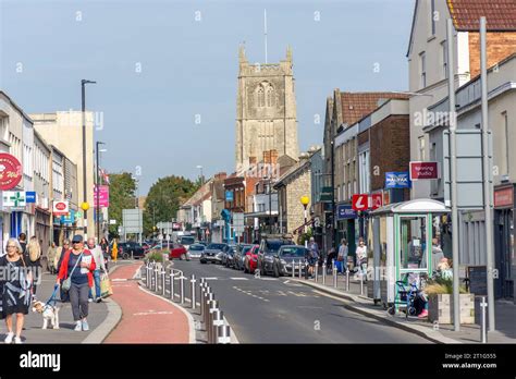 High Street, Keynsham, Somerset, England, United Kingdom Stock Photo ...