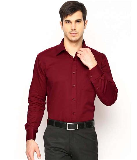 Sttoffa Men's Solid Color Formal Shirt - Buy Sttoffa Men's Solid Color ...