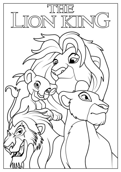 Coloring Pages Of Lion King Kovu