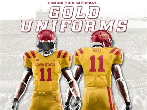 McDonald's approves of Iowa State all gold football uniforms | Larry ...