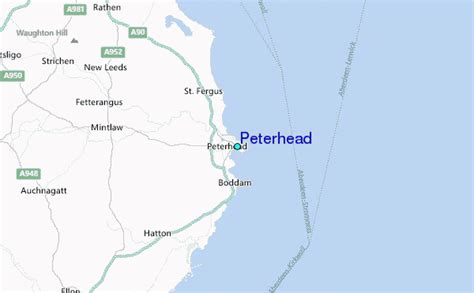 Peterhead Tide Station Location Guide