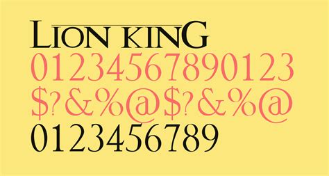 Lion kinG free Font - What Font Is