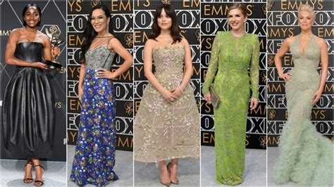 Ayo Edebiri, Ali Wong, Hannah Waddingham light up the Emmy Awards silver carpet | Fashion Trends ...