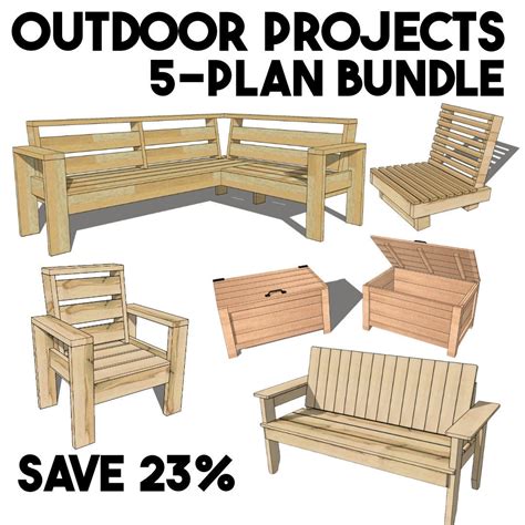 DIY Outdoor Woodworking Project Plans Outdoor Sofa Plans Woodworking Plans Outdoor Bench Plans ...