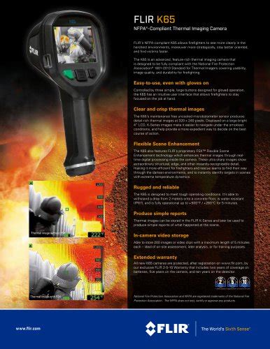 FLIR K65 - FLIR SYSTEMS - PDF Catalogs | Technical Documentation | Brochure