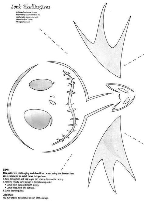 pumpkin carving template nightmare before christmas Nightm… | Nightmare ...