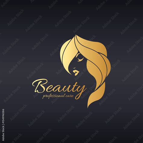 Beauty girl logo. Beautiful girl vector illustration Stock Vector ...