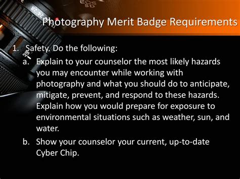 Photography Merit Badge - ppt download | Photography, Merit badge, Merit