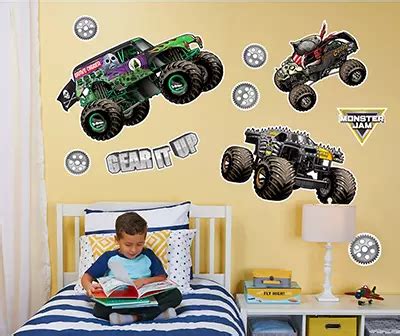 Monster Jam Trucks Wall Decal Set | Big Lots