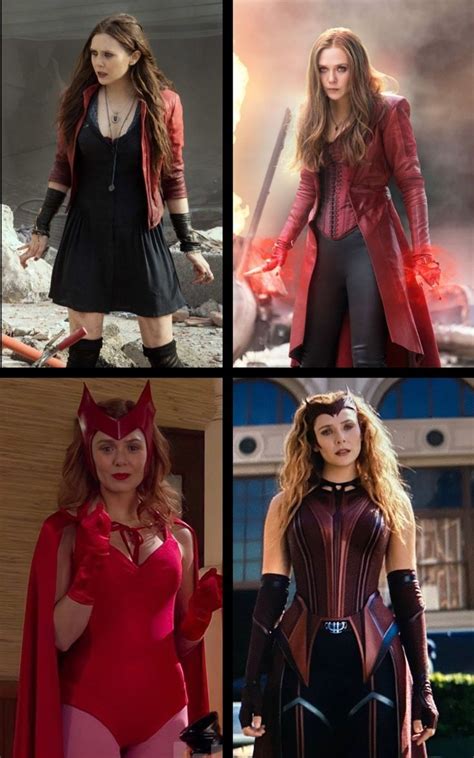 Captain America Civil War Cosplay Costume Scarlet Witch Wanda Maximoff Outfit ...