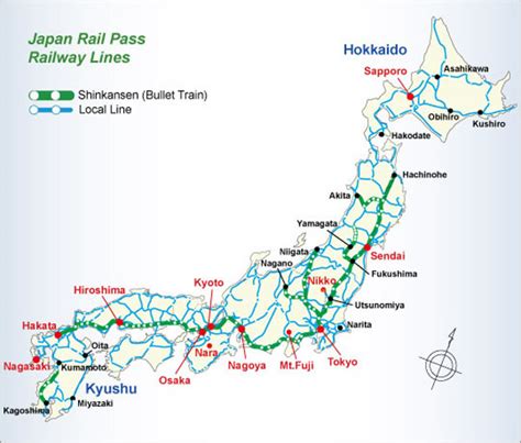 Japan Rail Train Map - AndyLeighton.com | Photography