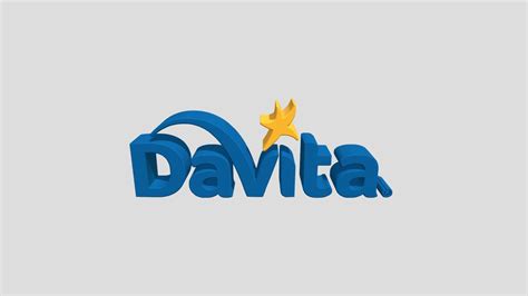 Davita Logo - Download Free 3D model by BrandXR [ff4f374] - Sketchfab