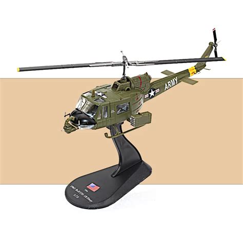 1:72 Scale Diecast Military plane Models Die cast Bell UH 1B Iroquois ...