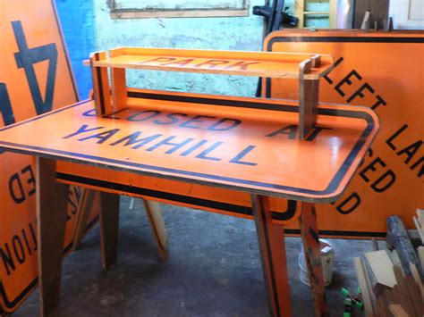 Work Table | I purchased these signs at The Rebuilding Cente… | Flickr