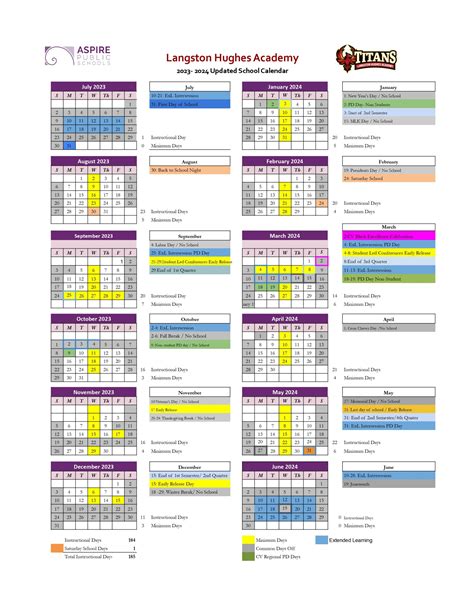 Langston Hughes Academy Calendar 2025 Pdf - Madel Roselin