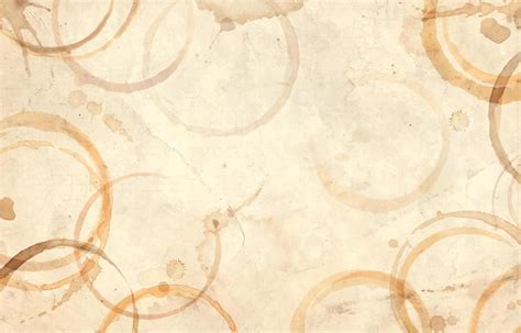 Coffee Stains on a Vintage Paper Background Concept 7899368 Vector Art ...