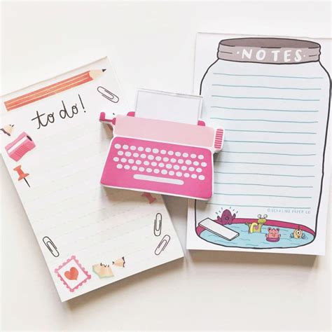 Stationery Talk: Adorable notepads and unique cards | Diy stationery ...