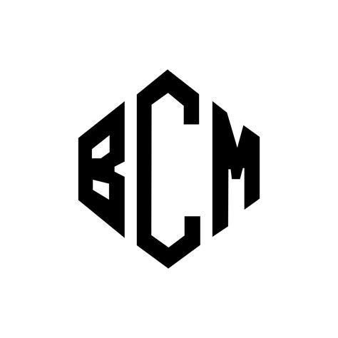 BCM letter logo design with polygon shape. BCM polygon and cube shape logo design. BCM hexagon ...