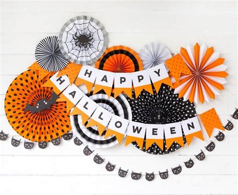 Halloween Party Pinwheel Backdrop/paper Rosette Backdrop/wall Covering ...