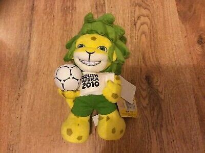 FIFA WORLD CUP SOUTH AFRICA 2010 ZAKUMI OFFICIAL MASCOT 10" PLUSH SOFT TOY BNWT | eBay