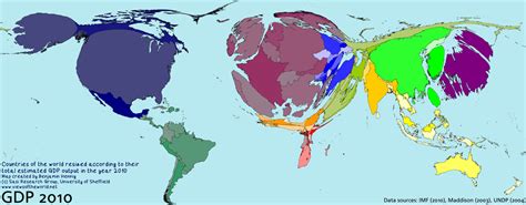 GDP Changes 2010-2015 - Views of the WorldViews of the World