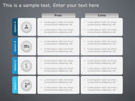 Challenges and Solutions List PowerPoint Template