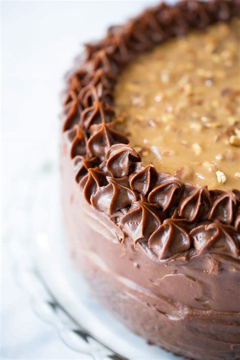 Chocolate Praline Crunch Cake - Simply Whisked