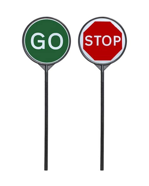 Lollipop Plastic Stop And Go Traffic Sign | From Aspli Safety